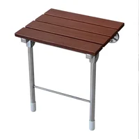 YUSUN Bathroom Modern Foldable Wood Shower Seat For Elderly 1