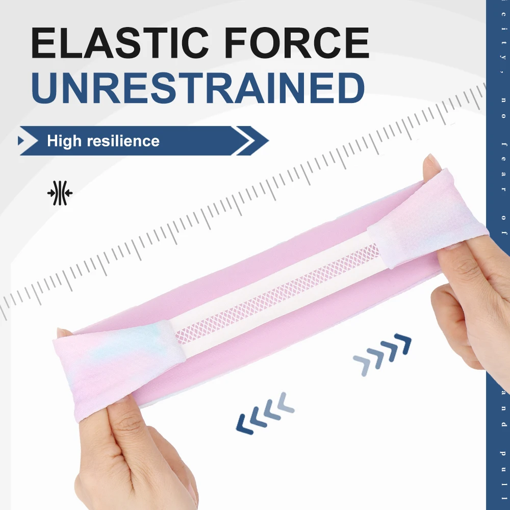 Sports Headband Breathable Elastic Sweatband Quick Dry Running Tennis Yoga Hair Band Lightweight Gym Sports Workout Hairband