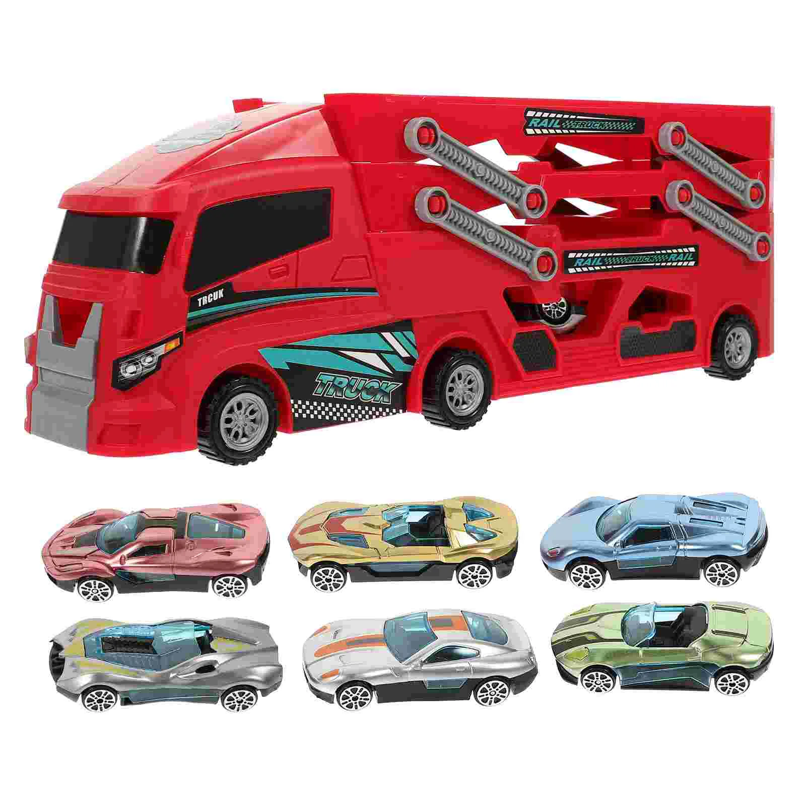 

Складная игрушка-трансформер, Маленький грузовик, Миниатюрная игрушка для малышей, складные транспортные средства, инженерные автомобили