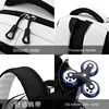 Trolley School Bags for Teenage Boys Solid Color White Black Rolling Backpack High School Backpack with Wheels Student Book Bag 5