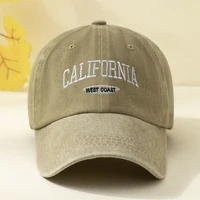 Cotton Retro Vintage Baseball Cap Men Women Denim Embroidered Letters Hat Cotton Soft Top Caps Casual Retro Unisex Hats - Image 3