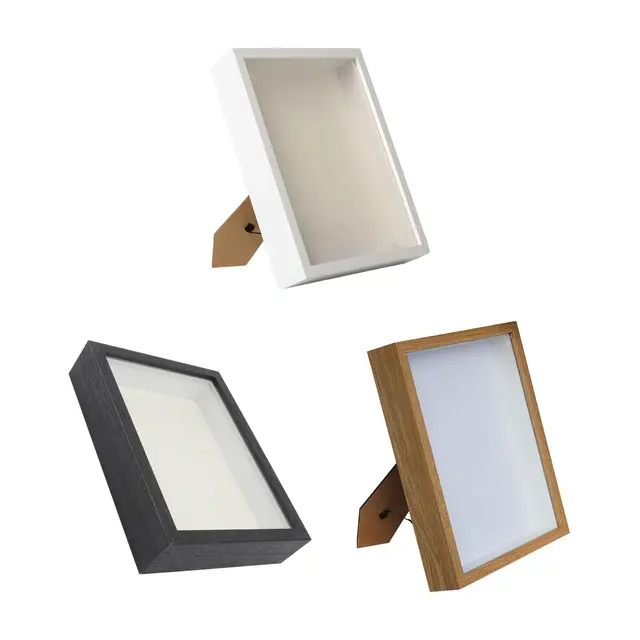 Cornice 3D Shadow Box Bianca - Per Oggetti Spessi, Foto E Memorabilia, Design Fai Da Te - Foto 9