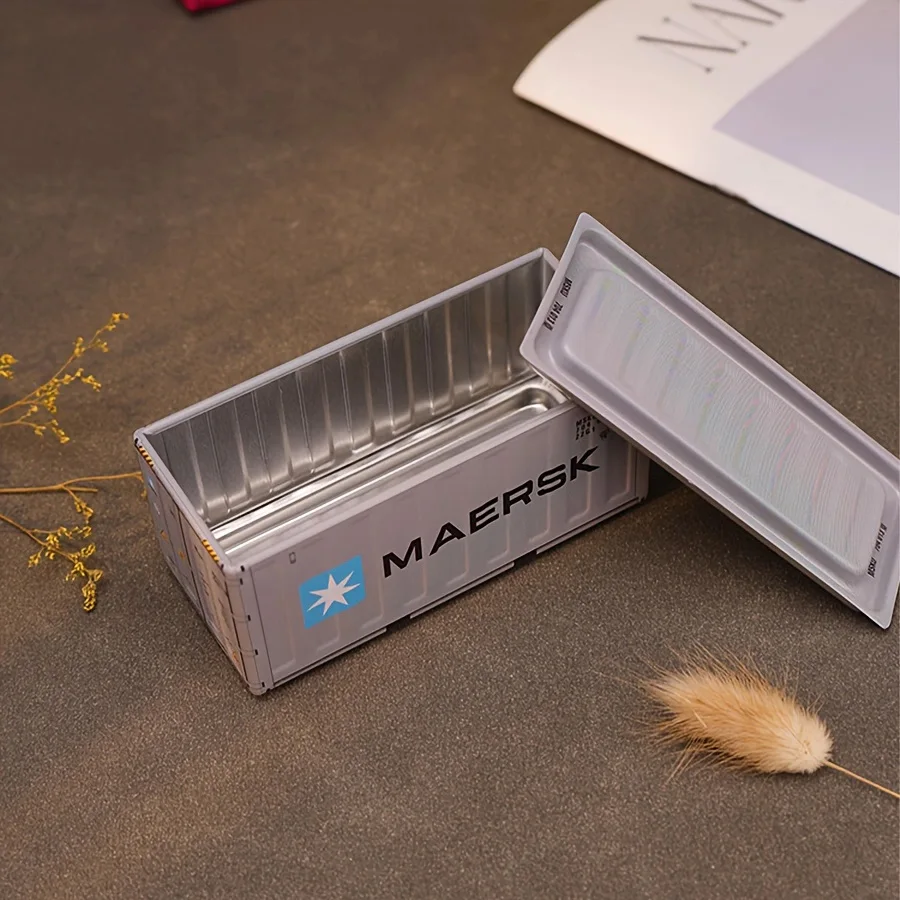 Mini Iron Storage Box-Creative desktop organizer office supplies dispenser metal micro container For Home and Office desk desktop storage box stationery storage box desktop storage kit