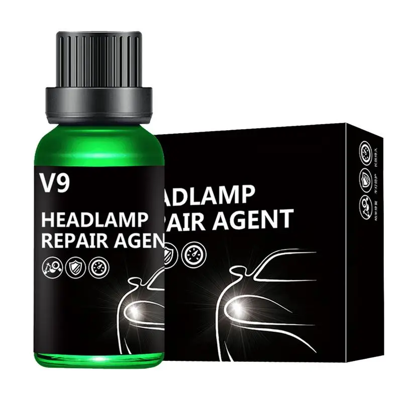 

Car Headlight Repair Fluid Repair Liquid Headlamp Restorer 50ml Car Light Cleaner Scratch Restoring Fluid Lens Polisher For Car