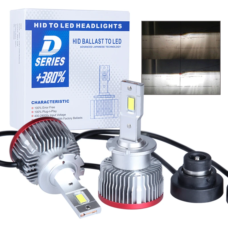 Kit LED D2S D2R 55W canbus avncé plug and play