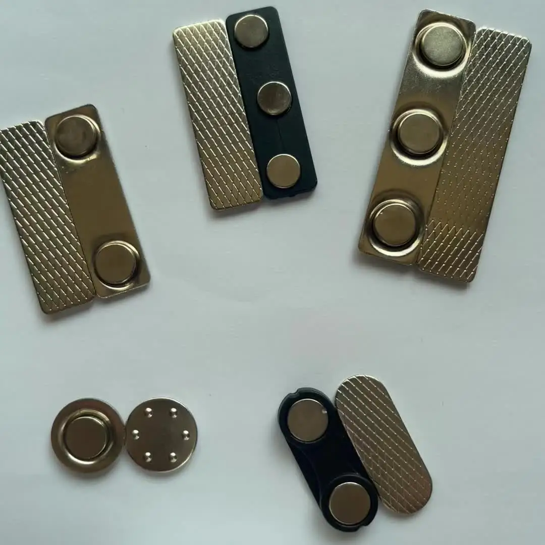 10 шт. металлический магнитный держатель для значков