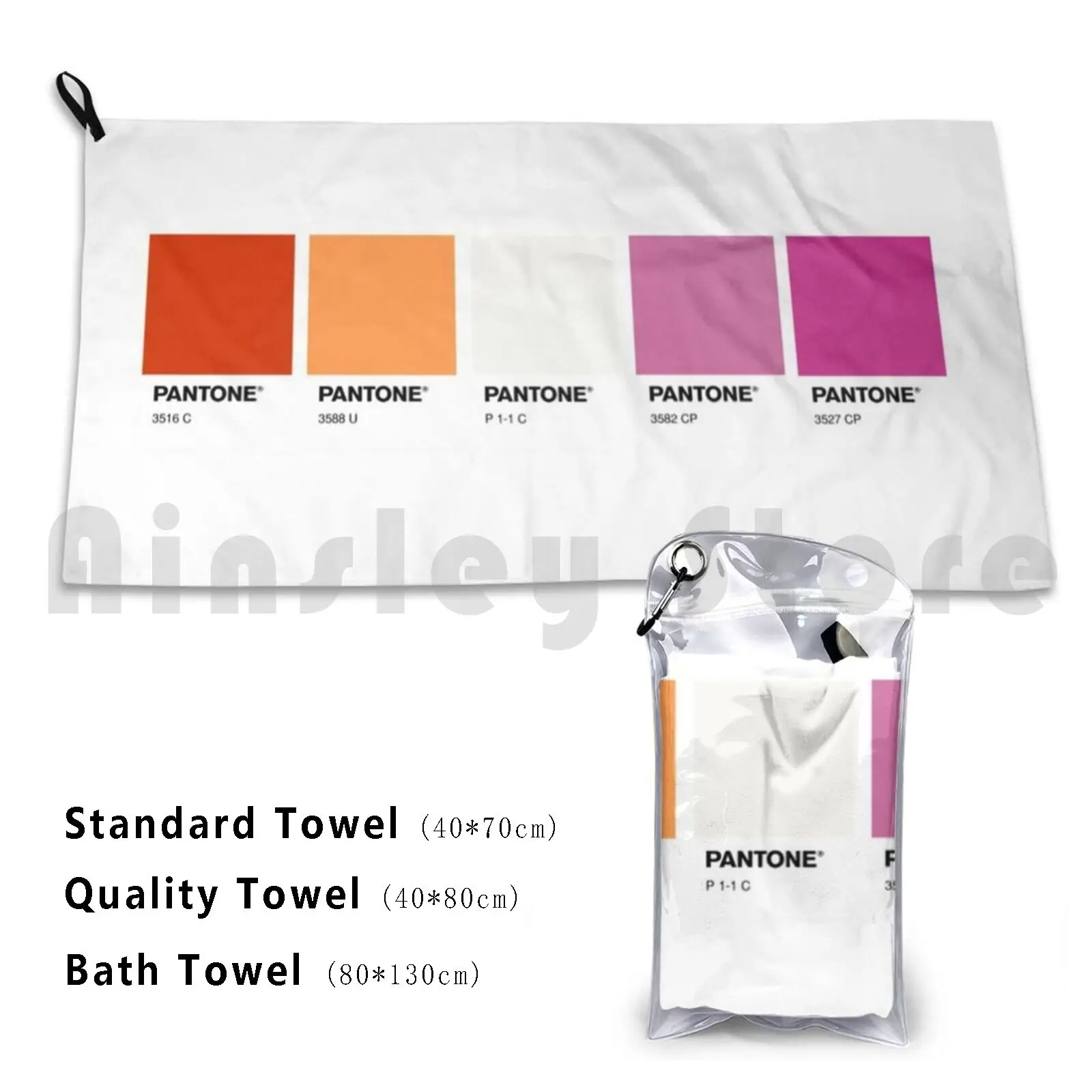 Pantone Bath Towel Beach Cushion Pride Pride Flag Pride Lgb Pride Wlw