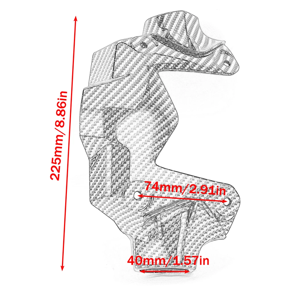 Z 900 프론트 헤드 어퍼 노즈 턴 시그널 홀더 페어링 헤드램프 어퍼 노즈 윈드실드 커버 (가와사키 Z900 2020-2024 용)