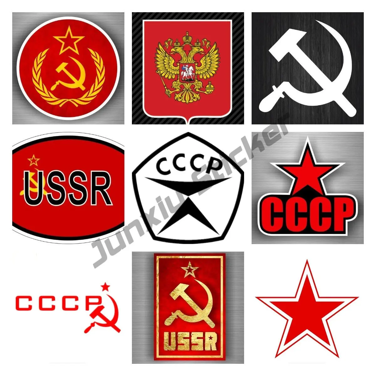 Cccp Falce Hammer Star Ussr In Russian Auto Decor Coulage Socialisafatival Pettorivator African Ali Urss Vinyl Decal Car Body