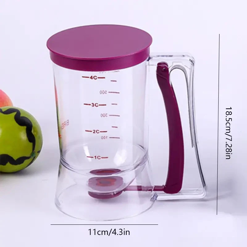 1 Pcs 900ml Batter Dispenser for Pancake Cupcakes Cake,baking tools