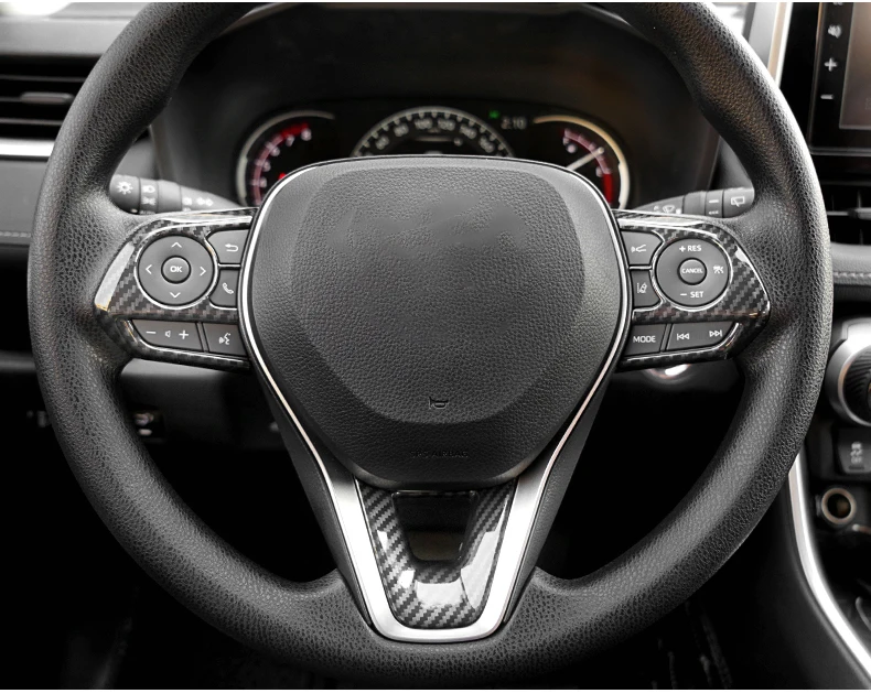Auto Lenkrad Taste Trim Abdeckung Aufkleber Für Toyota Corolla E210 Hybrid 2019 2020 2021 2022 2023 2024 2025 zubehör – Detail 10