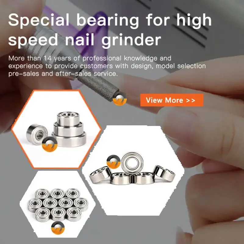 Description Picture 5 of item10Pcs 623ZZ Nail Ball Bearing 1030 Bearings 3x10x4 mm ABEC-9 For Strong Drill Brush Handpiece