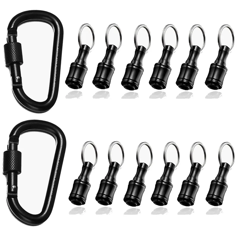

Bits Holder Screwdriver Bar Hex Keychain 1/4 Extension Inch Bit Drill Adapter Screw Holder