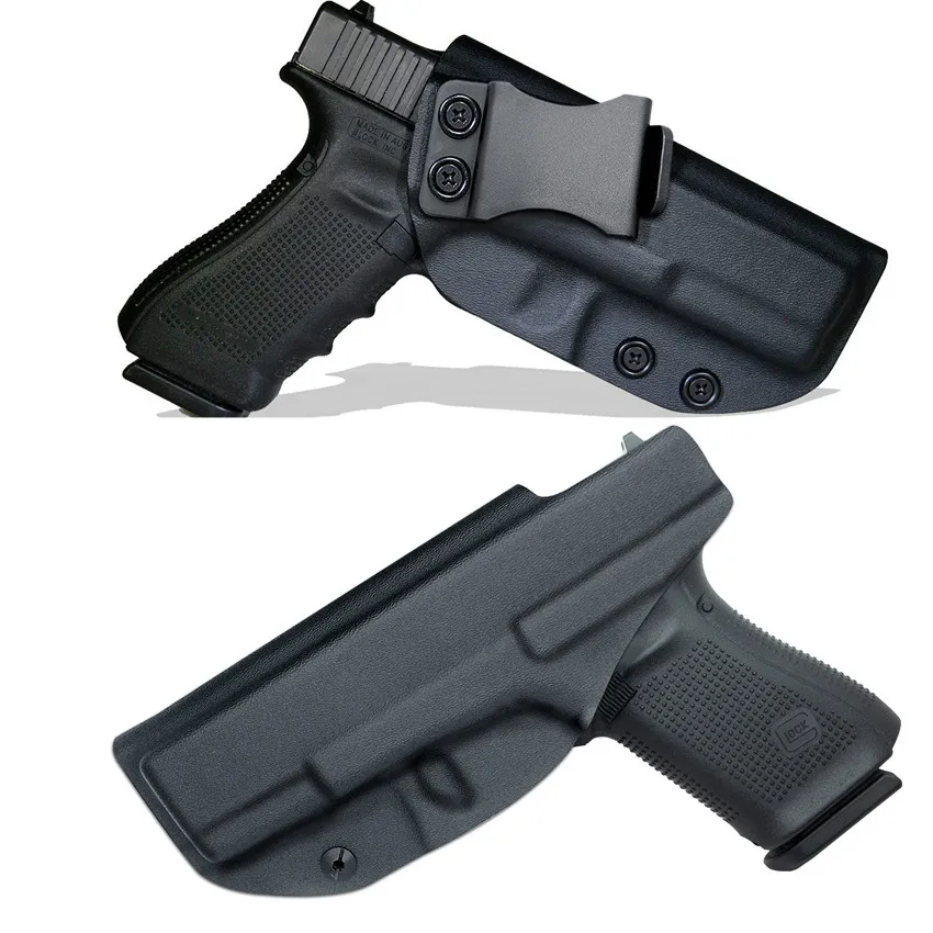 

IWB Kydex Holster for Glock 17 19 22 23 25 26 27 28 31 32 33 43 43X Inside CCW Aiwb Appendix The Waistband Concealed Carry