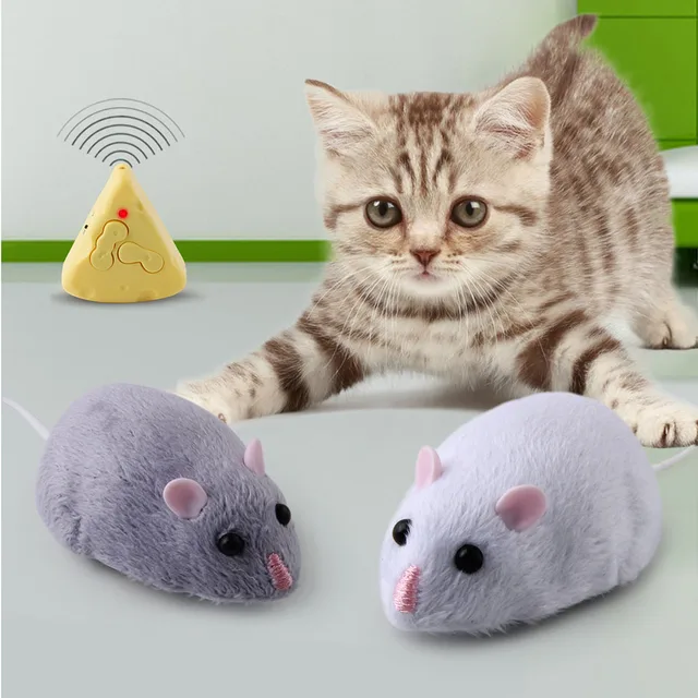 Electronic Remote Control Fake Rat Cat Toys Cat Accessories Electronic Mouse Novelty RC Funny Emulation Mouse Game 1