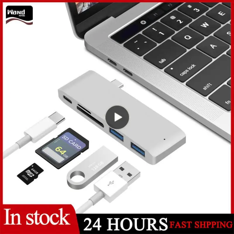 3.1 Type-C Hub To Adapter 4K Thunderbolt 3 Hub Usb C Con Hub 3.0 Tf Sd Reader Slot Pd Per Macbook Air 2020 M1 Chip