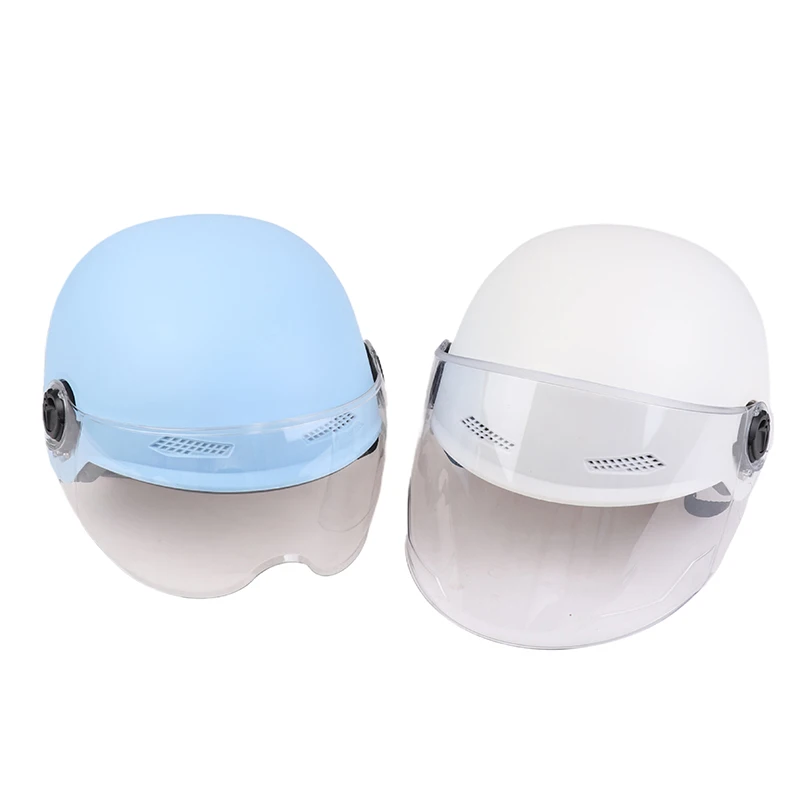 1 Piece 3C Certified Men's And Women's Adult Cartoon Electric Bicycle Motorcycle Half Helmet With Goggles Bicycle Safety Helmet | Sale Bangladesh 1 Piece 3C Certified Men's And Women's Adult Cartoon Electric Bicycle Motorcycle Half Helmet With Goggles Bicycle Safety Helmet Sale Bangladesh