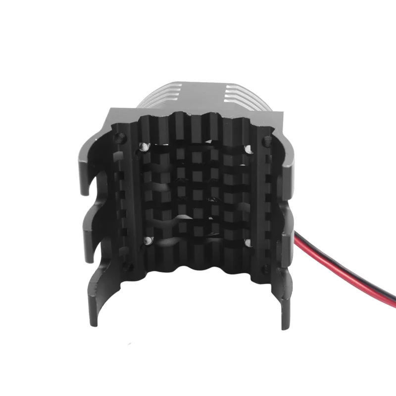 AEE7-42Mm 모터 냉각 팬 방열판 (LED 조명 포함) Traxxas 1/10 E-Maxx E-Revo Summit Arrma 1/8 Kraton Talion Typhon 용
