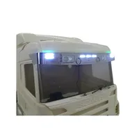 LED Sun Visor Lamp Front Light for Tamiya 1/14 RC Truck Tractor Scania 620 56323 730 470 RC Cars Degree Upgrade DIY Parts 1