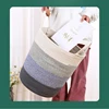 New Home Products Cotton Rope Woven Dirty Cloth Basket Living Room Bedroom Handmade Fabric Storage Basket Toy Storage Bag 5
