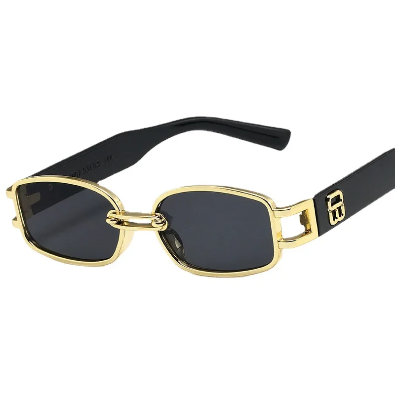 

Солнцезащитные очки для мужчин и женщин, популярные цветные квадратные, Модные Винтажные, прямоугольной формы, брендовые дизайнерские