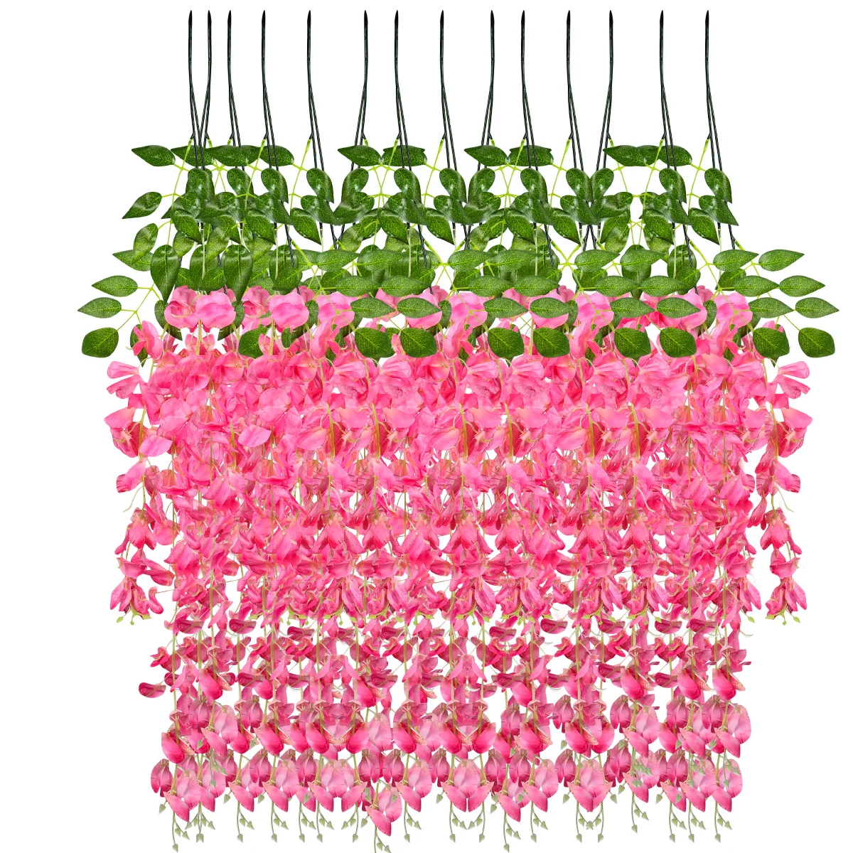 

Flower for Wedding Decoration Faux Plants Artificial Fake Wisteria Simulation Home Decorative Flowers