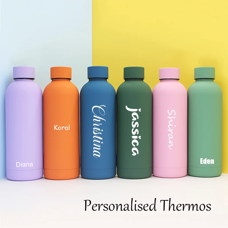 Personalised Thermos Large Vacuum Flask Stainless Steel Portable Thermos Bottle Outdoor Sports Water Bottle Travel Mug Vacuum Flasks Thermoses AliExpress