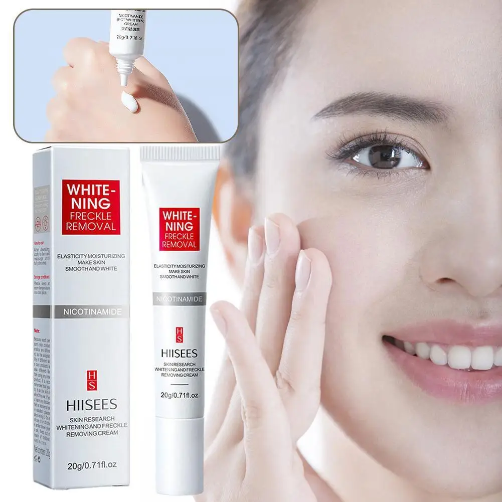 20g Whitening And Freckle Removing Cream To Lighten Spots Replenish Water Tighten Skin Brighten Facial Skincare Products