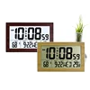 Lcd Digital Clock Large Lcd Display Digital Alarm Clock With Thermometer Wall Clock Dual Alarm Setting Bedroom Decoration 2