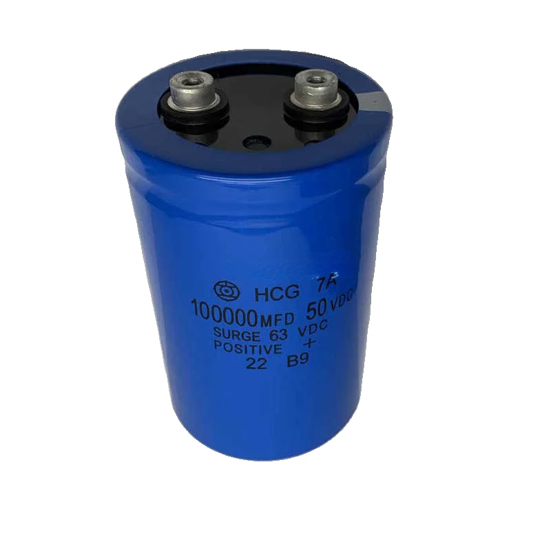 (1 шт.) HCG FA50V100000 UF преобразователь частоты Усилитель мощности фильтрационный электролитический конденсатор 50v100000 микроконденсатор мега