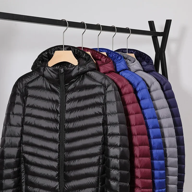 

Top Quality Men's Lightweight Water-Resistant Packable Hooded Puffer Jacket 2022 Men Business Casual Spring and Autum Coat