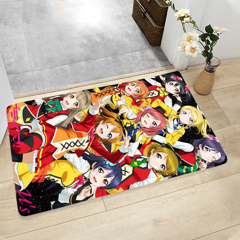 

Коврик для двери CLOOCL с японским аниме «Love Live», с односторонним принтом, Нескользящие коврики, модные коврики для гостиной, ванной, кухни, коврики для пола