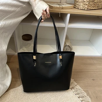 Borsa Shopper in PU, Borsa a Spalla Hobo di Grande Capacità, Borsa a Mano Trendy Vintage per Donne, Ideale per Pendolarismo, Lavoro e Ufficio