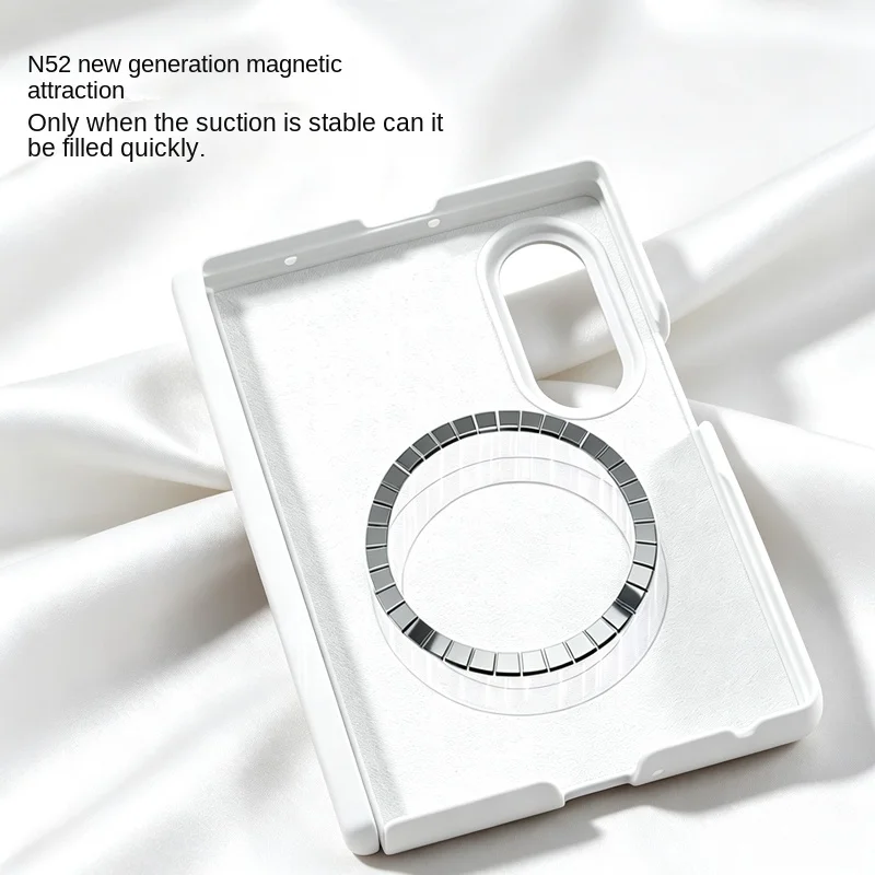 Wave Texture Silicone Phone Case with Built-In Magnetic Attraction