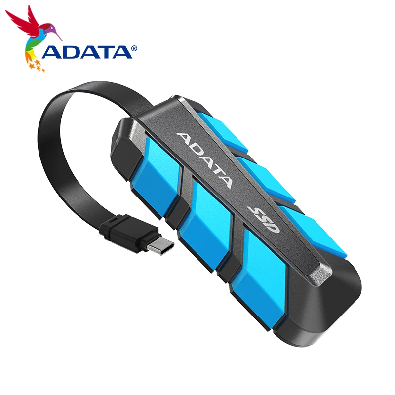 ADATA SC740 외장 SSD 최대 1050MB/s 읽기 속도 휴대용 솔리드 스테이트 드라이브 500GB 1TB 간편한 호환성