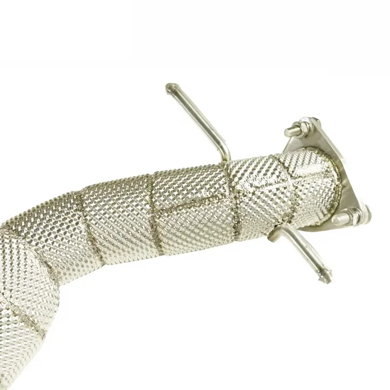 Section High flow Pipes branch downpipe Exhaust Pipe with catalystfor Land /Range Rover Evoque 2.0T