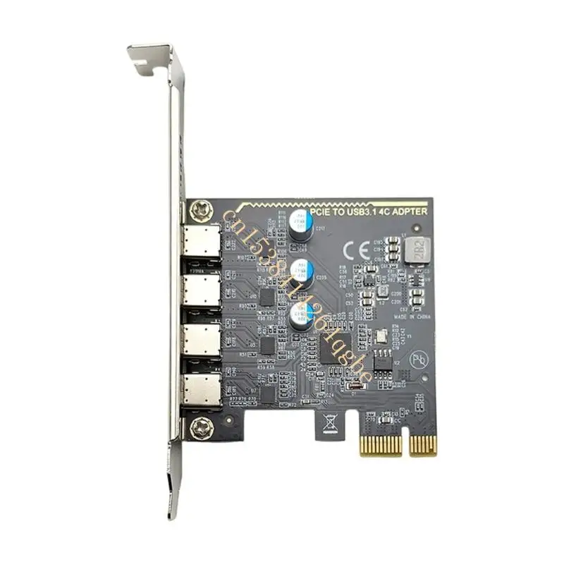 T5UE용 USB3.0 PCIExpress 확장 카드(4개 유형 C 포트 5Gbps 포함)
