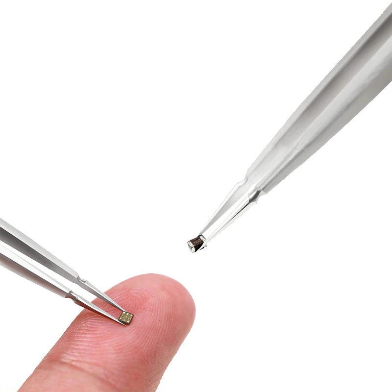 2UUL 3D Hand Tweezers for Precise Phone Maintenance Flying Wire Spot Welding Tweezer Tin IC Chip Micro Repair Forceps tweezer tool precision tweezers soldering tweezers phone repair tweezers