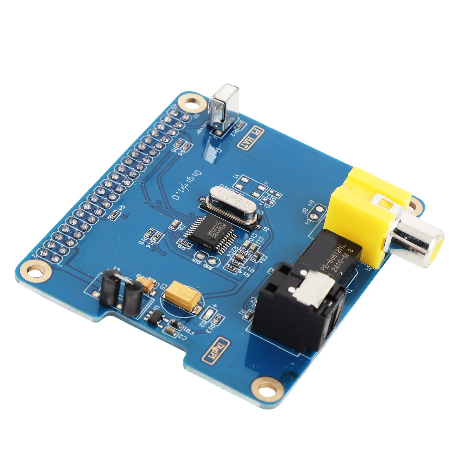 RasPi HiFi 사운드 카드 모듈용 확장 보드, RasPi 2 B+ A+ I2S SPDIF AV 사운드 카드 확장 보드 호환