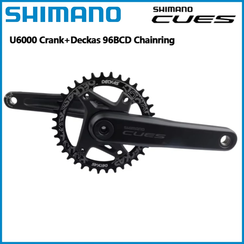 シマノ CUES U6000 クランク デッカス96BCD チェーンリング 170MM 30T