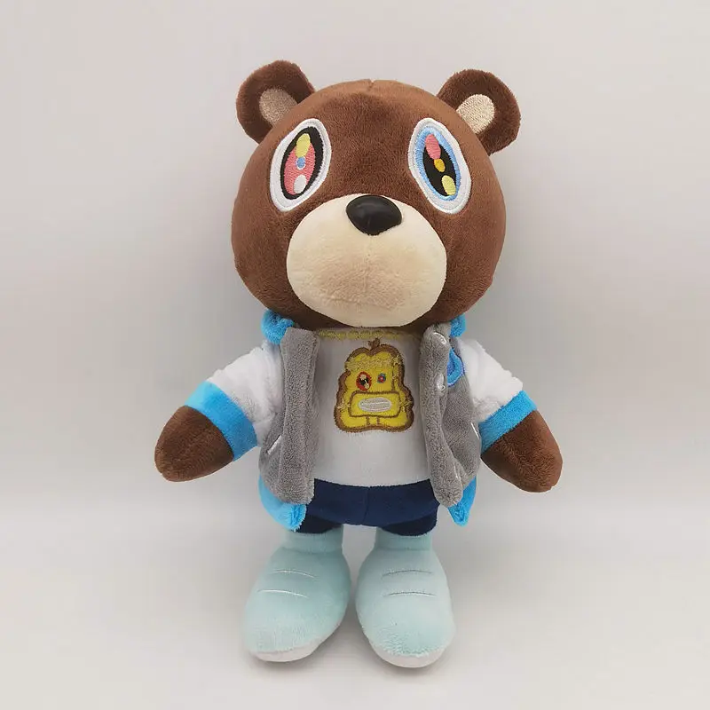 

26CM Kanye Teddy Bear Plush Toy Cartoon Bear Dolls Stuffed Soft Toy Christmas Birthday Gift For Children