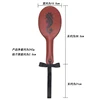 38.5cm Ellipse Paddle Thickening Riding Crops Flogger Horsewhips Spikes Leather 15.5cm Wide Spanking Paddle Slapper 2