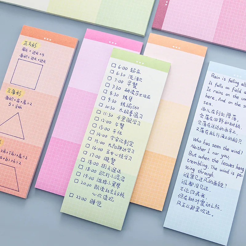

50 Sheets Daily Planner Memo Pad To Do List Checklist Grid Notepad Stationery Scrapbooking Notes Schedule Office School