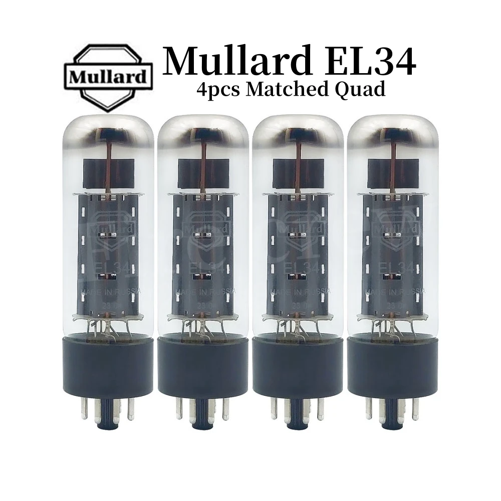 Fire Crew Mullard EL34 Vacuum Tube Upgrade 6CA7 EL34C EL34B 6P3P 5881 KT66 6V6 KT77 HIFI Audio Valve Electron Tube Amplifier Diy 6