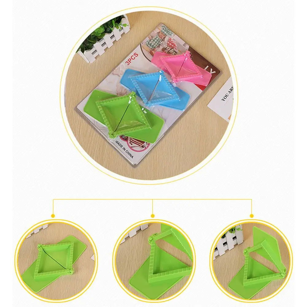3PCS Square Dumpling Molds Press Dumpling Wrapper Artifact Dough Presser Pastry Maker Household Handmade