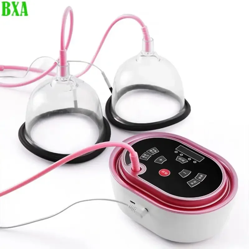 

Electric Vacuum Massager Breast Massage Suction Cup Enlargement Pump Enhance Nipple enhancer button lifting Nipples Sucker