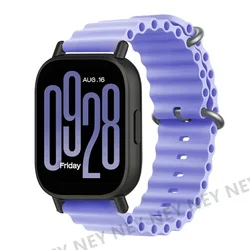 Ocean Silicone Sport Watch Band - Cinturino di Ricambio, 22mm/20mm, Fit Universale