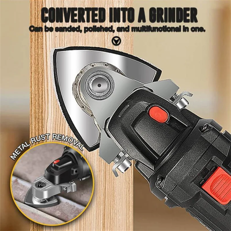 M10/M14 Angle Grinder Adapter M10/M14 Angle Grinder Converter Oscillating Tool Wood Cutting Open Hole Polishing Tools