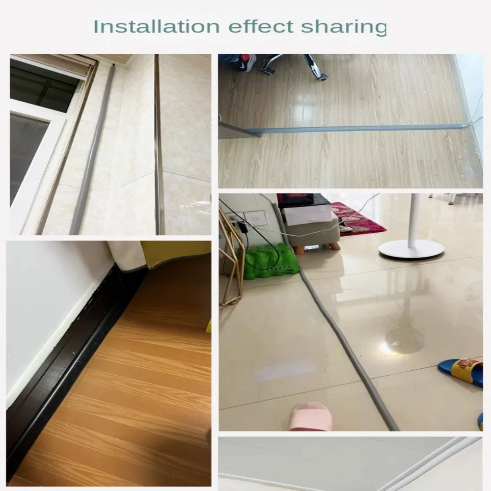 Description Picture 6 of itemCover Hider Covers Electric Wire Slot Power Cable Protector Extension Wiring Duct Protector Floor Cord Cover Cord Protector