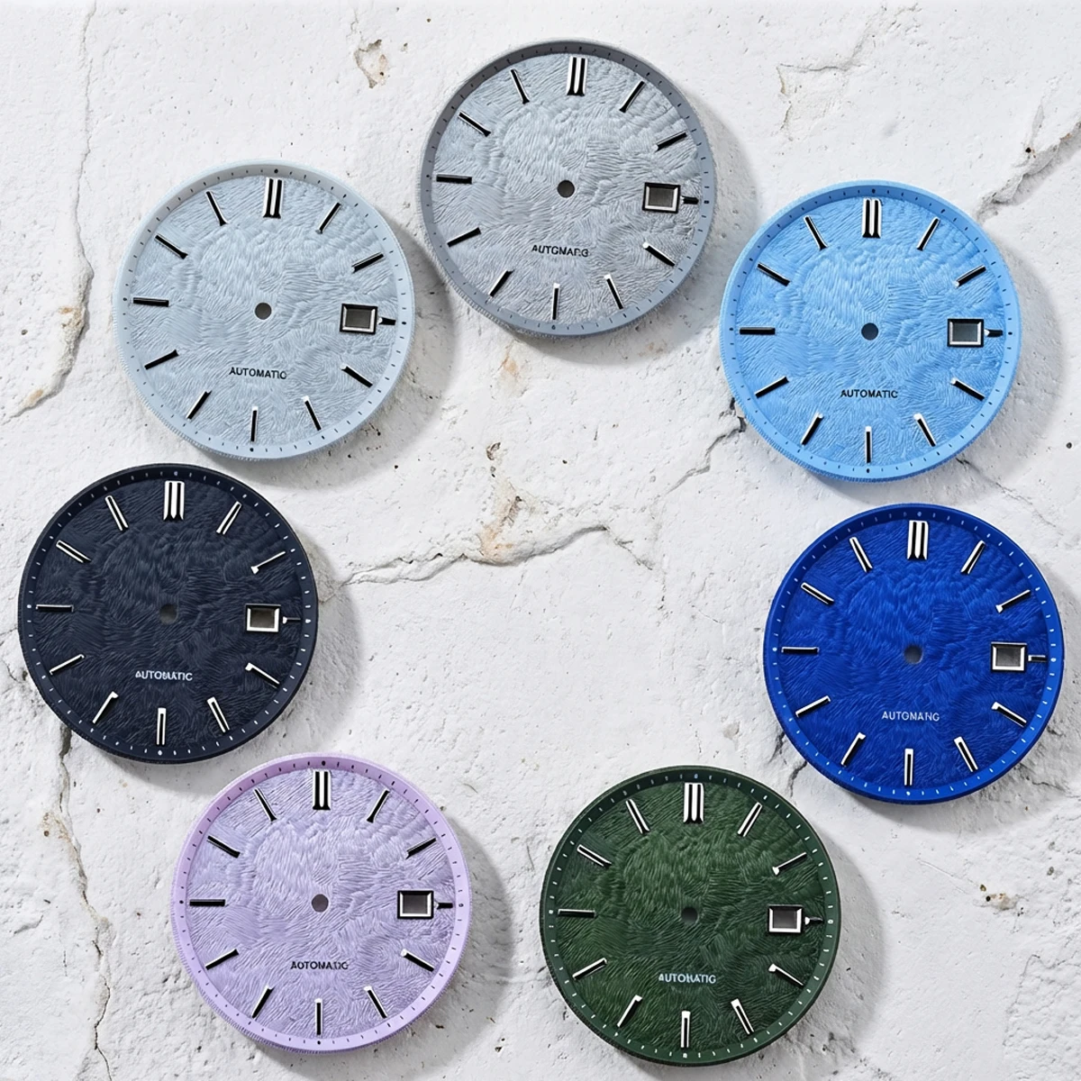 Sterile Watch Dial for Automatic Movement - 33.5mm, No Logo, DIY Replacement Set